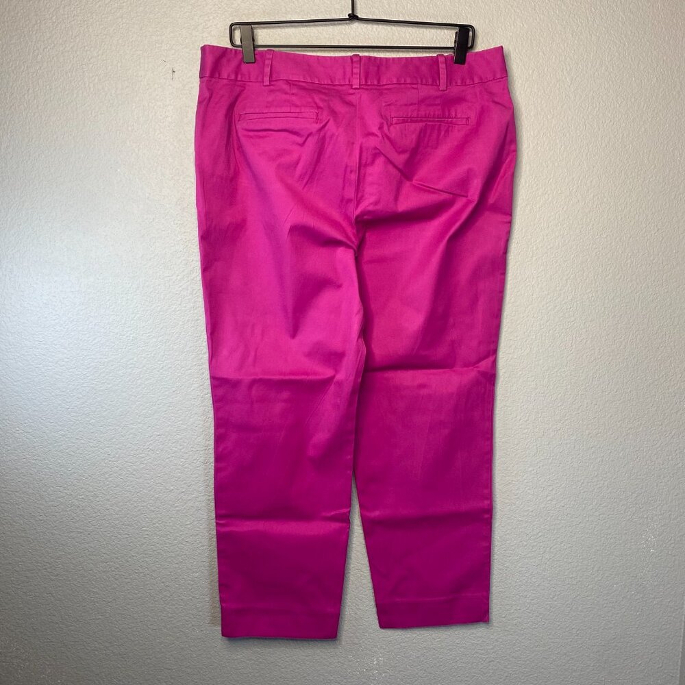 Talbots Hot Pink Cropped Pants - Picture 2 of 5